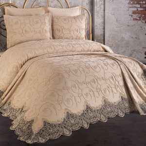 7 PIECES LUX BRIDAL SET %100 Cotton/Soft/First Class