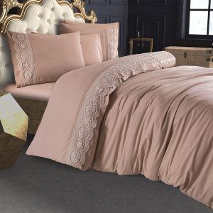 6 PIECES LUX  Quilt Cover Set %100 Cotton/Soft/First Class